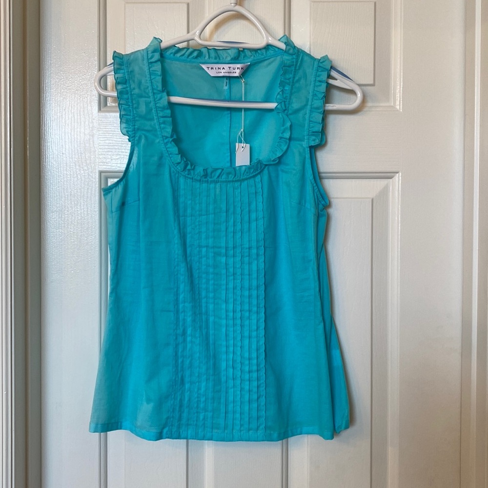 Trina Turk Pleat Front Top